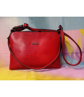 СУМКА ЖЕНСКАЯ *VELILINI* мод. 960 Деми красная