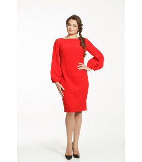 МИЛАНА  платье *Petro Soroka*  мод. КС 2485-04 Наряд Красный креп