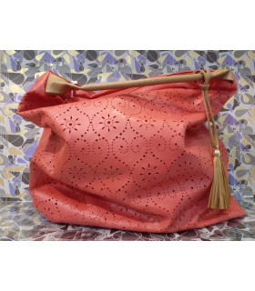 СУМКА ЖЕНСКАЯ * Бленко-Ноти * мод.04595 КОРАЛЛ ПЕРФОРИРОВАННАЯ