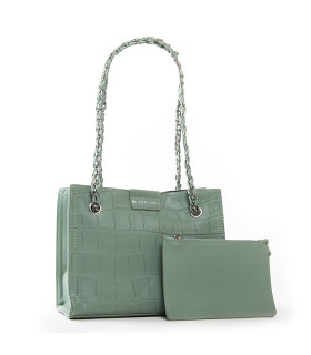 Сумка Женская Классическая иск-кожа FASHION 01-06 7153 green ПРОДАНО