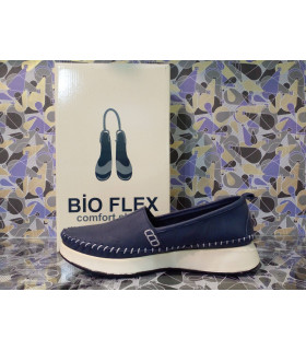 Обувь женская  *BIO FLEX* мод. 26601 гладкие т.синий тон