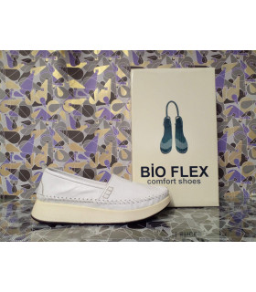 Обувь женская  *BIO FLEX* мод. 26601 белые гладкие