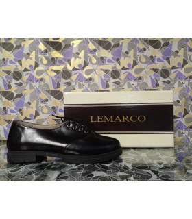 Ботинки женские *LEMARCO* мод. 027-Т Деми чёрные шнуровка