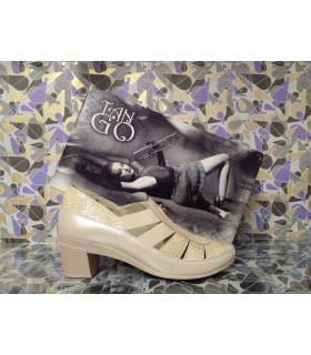 ТУФЛИ молния  * TANGO* мод. 048 Деми - Наряд бежевые