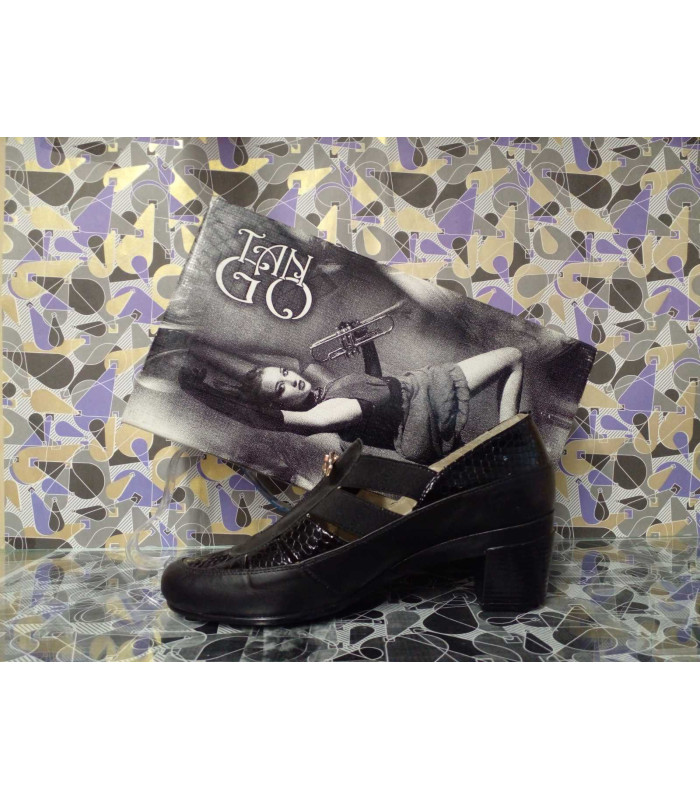 ТУФЛИ молния  * TANGO* мод. 048 Деми - Наряд чёрные