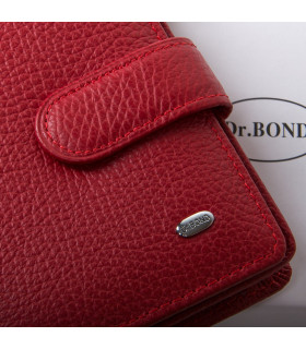 Кошелек Classic Женский кожа DR. BOND WN-2 red