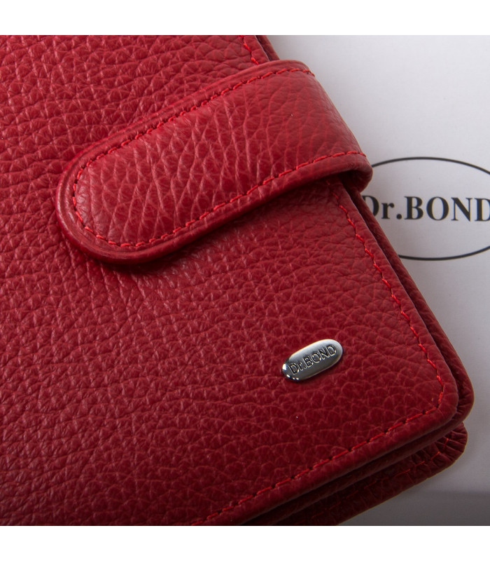 Кошелек Classic Женский кожа DR. BOND WN-2 red