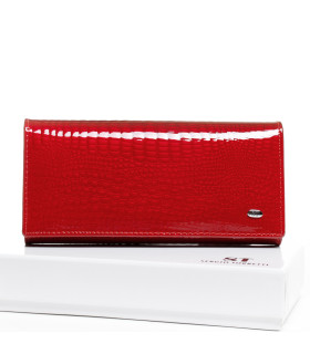 Кошелек LR Женский кожа-лак SERGIO TORRETTI W1-V-2 red