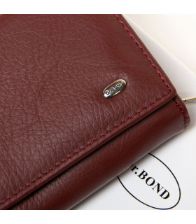 Кошелек Classic Женский кожа DR. BOND WS-10 dark-red