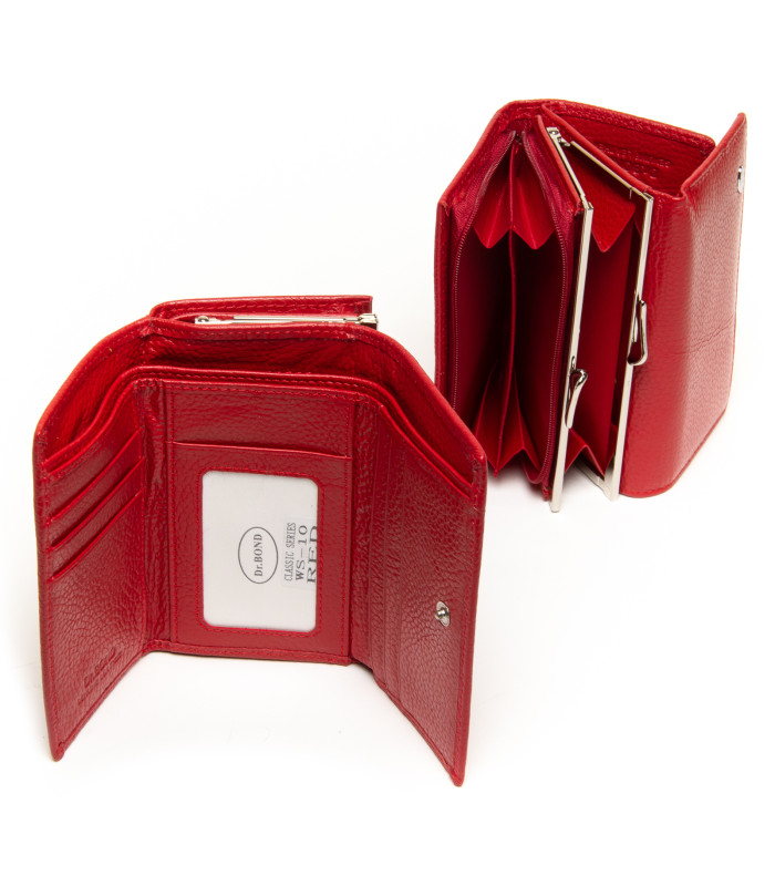 Кошелек Classic Женский кожа DR. BOND WS-10 red