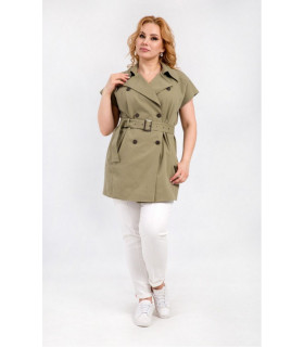 ЖИЛЕТ - ЖАКЕТ коттон  *Petro Soroka* мод. ДВ-3537-05 Деми