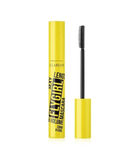 Тушь для ресниц Claresa Sexy FlyGirl Comb & Curl Mascara, Black, 10 г