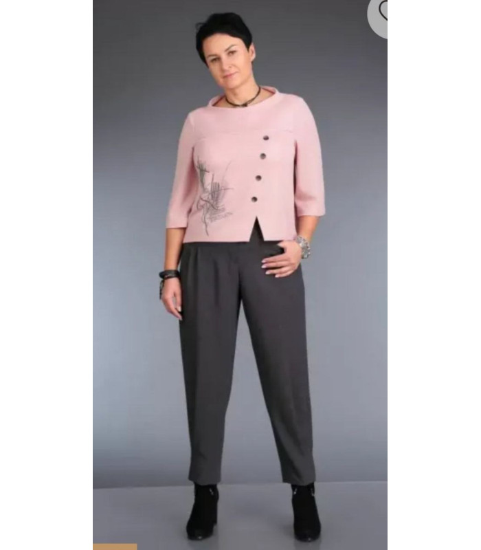 ЗИГ-2 к-т р. 44 *ЗИЗ-ЗАГ СТИЛЬ* мод. 340 Деми  КОФТА-Брюки  трикотаж