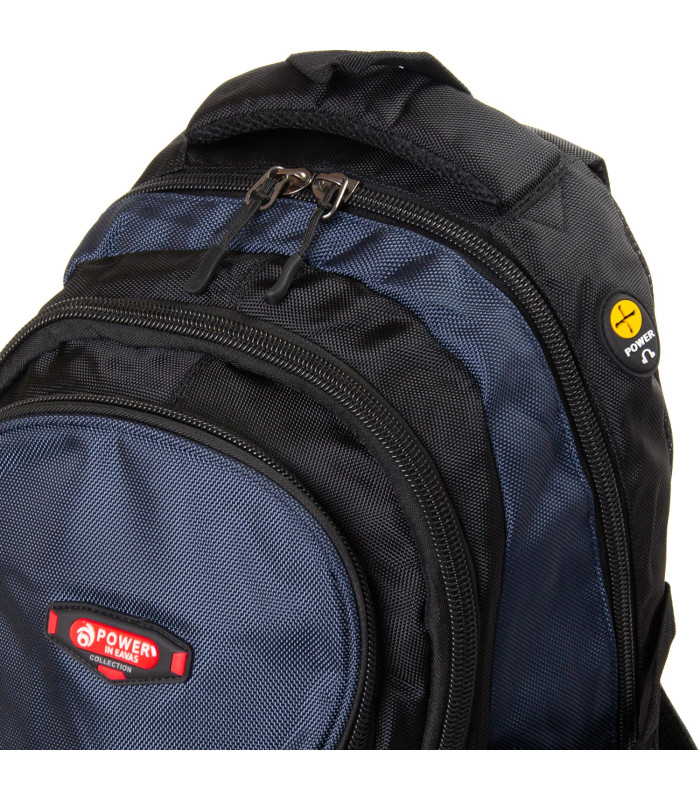 Рюкзак Городской нейлон Power In Eavas 9060 black-blue